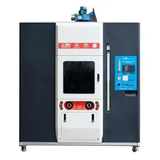 Single vertical combustion tester